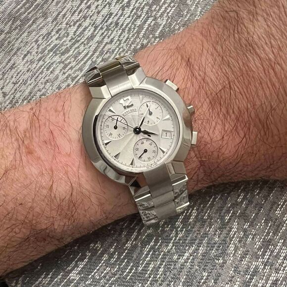 Concord Estate La Scala Chronograph Watch Stainless Steel 38 mm C1 - Picture 7 of 9